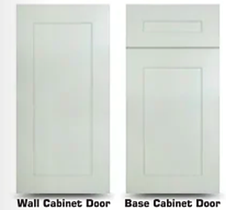 Dove White Shaker cabinet door style, Dove White