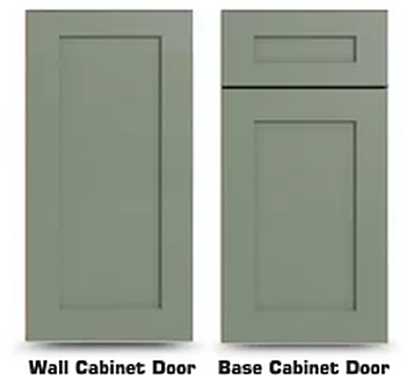 Sage Green Shaker cabinet door style, Sage Green