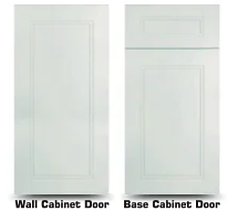 Soda cabinet door style, White