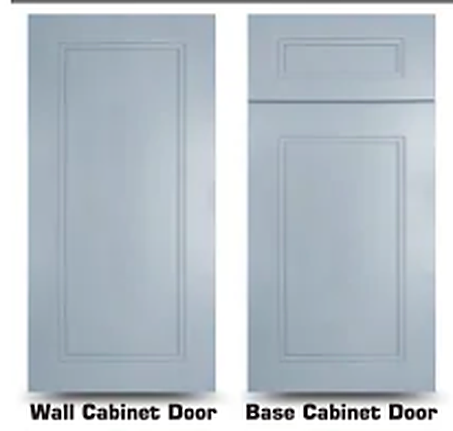 Sterling cabinet door style, Gray
